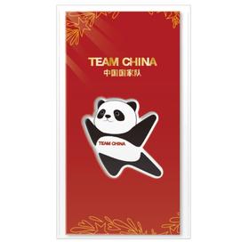 TEAM CHINA熊猫打卡盖章折页本