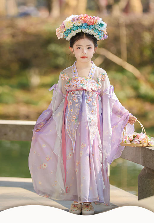 果壳专属【苏城纪】新款汉服女童 商品图6