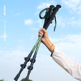 奥尼捷徒步登山杖专业户外露营铝合金爬山装备可伸缩手杖徒步杖/单根装 E4215