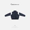 COCO ZONE 刘一一 2025春季美式撞色拼接休闲立领外套CD2A0050 商品缩略图1