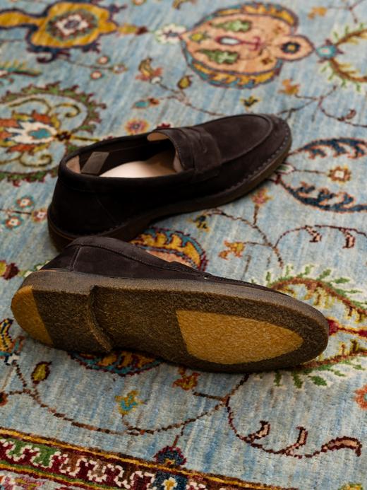 Astorflex 棕色麂皮乐福 商品图7