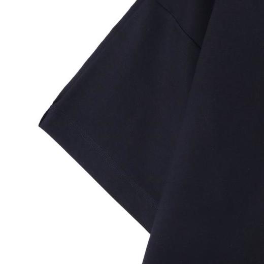 38827夏季高级感新款韩版时尚胸前线条廓形纯色简约圆领休闲百搭上衣 商品图4