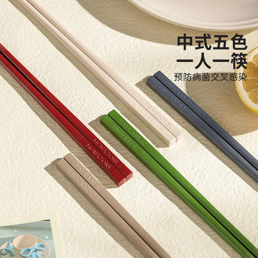 摩登主妇PPS合金筷子家用高档抗菌防霉2025新款轻奢家庭专人专用 商品图4