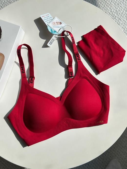 321-3 LA奶嘴内衣鸿运系列大红套装 商品图4