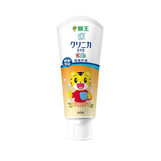 狮王 齿力佳酵素儿童牙膏60g（蜜桃） 商品图0