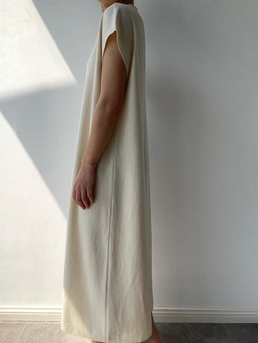 FE｜无袖金句小黑裙 真丝羊毛 正反两穿 [ 黑 / 白 ] 商品图6