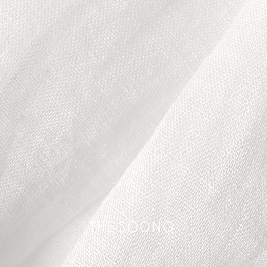 THESOONG"线条美人"100%苎麻轻盈梭织蕾丝边半身裙HWQZ6780 商品图9