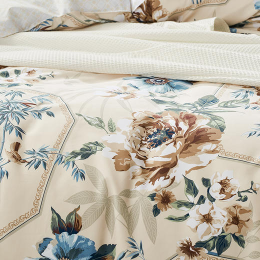 富安娜(FUANNA) 抗菌磨毛四件套-半城烟雨 商品图3