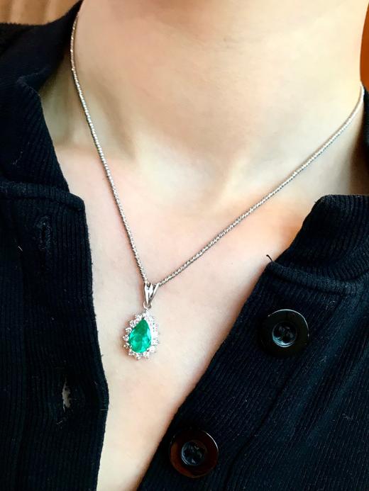 1.63ct刻面祖母绿吊坠 商品图2