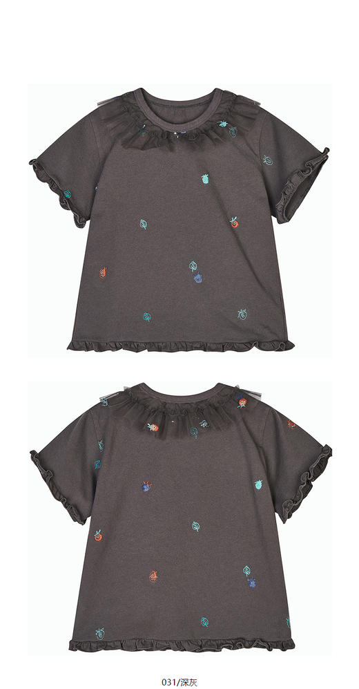 jnby   25年夏款  短袖T恤  1P4112420 商品图10