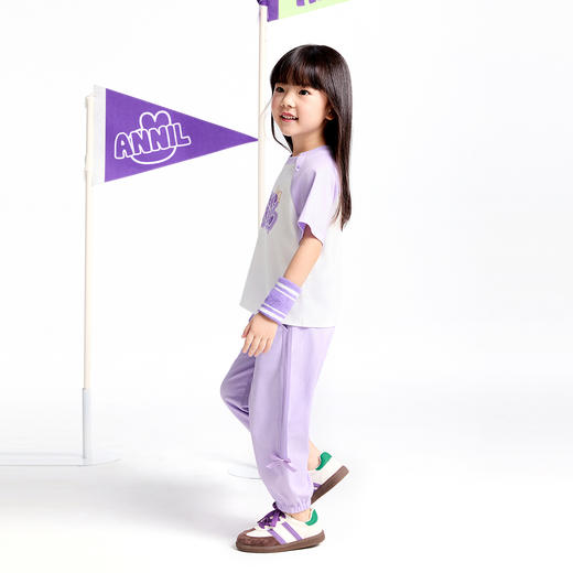 【实体店同款】女童短袖针织衫夏季新款安奈儿童装XG521687 商品图5