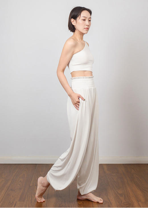 AddOne+1小众设计瑜伽高腰宽松灯笼裤瑜伽服 冥想/度假 商品图0