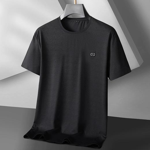 【冰丝】【DK】大依优型大码短袖T恤加肥大码半袖男夏季冰丝凉感打底衫胖子圆领运动T恤 商品图1