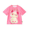 bduck小黄鸭童装夏季女童短袖t恤纯棉夏装小猫咪卡通儿童半袖上衣薄款105-150 FF2601015 商品缩略图3