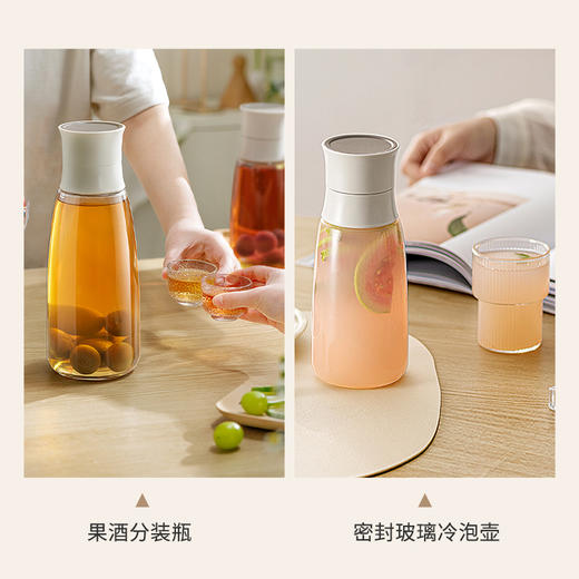 摩登主妇泡酒玻璃瓶存酒专用酒瓶子青梅酒酿酒罐容器储酒器密封罐 商品图3