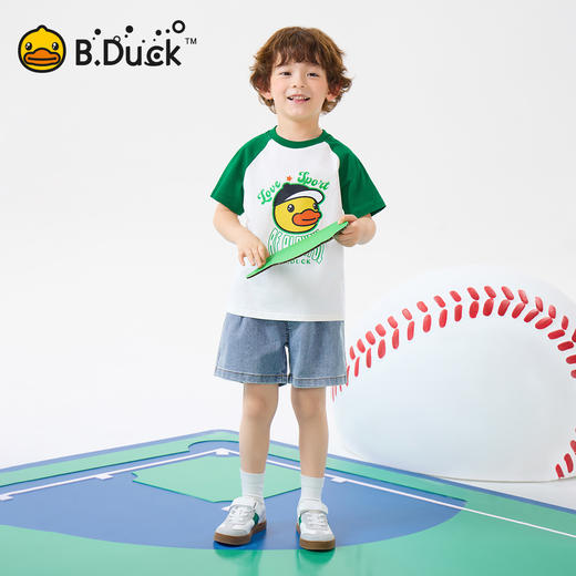 bduck小黄鸭童装夏季男童短袖T恤110-160 BF2601032 商品图1