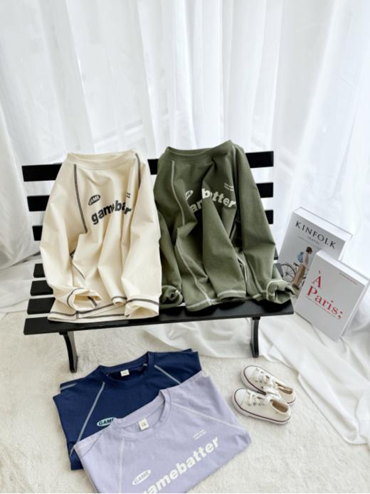 😘【简作-品牌直发】【独家面料‼️抗菌宣纸速干运动T恤】✅春夏训练服，宣纸吸湿速干衣❗️出汗再多都清爽❗️别家娃在挠痒痒，🌈咱家崽穿这套在山里笑哈哈❗️  商品图1