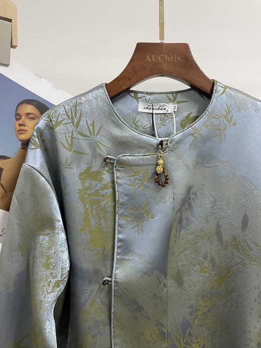 新增！可穿到160斤❗AU品牌直发【新中式天丝亚麻、桑蚕丝系列▪国风外套/马甲】超多款可选！都超级美！✅上身透气舒适，宛如工艺品，华丽精致！ 商品图11