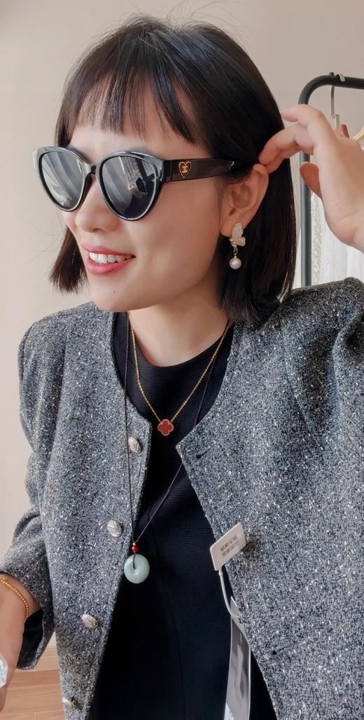 春日来信藏在耳畔上莫奈花园天然蓝晶石耳环 商品图1