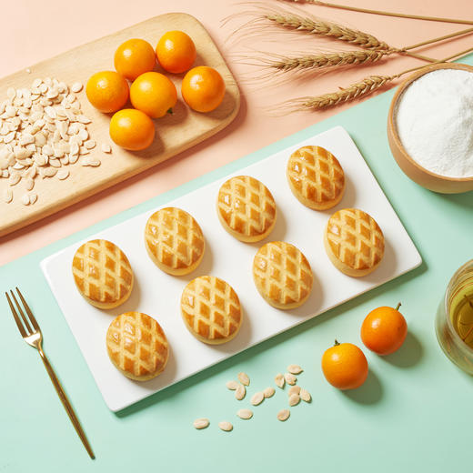 陶陶居金桔果仁酥210g广式糕点休闲零食下午茶小吃 商品图2