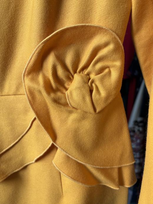 孤品J8382925 “巴黎日出” 羊毛连衣裙 正码正拍 不退可换 商品图6