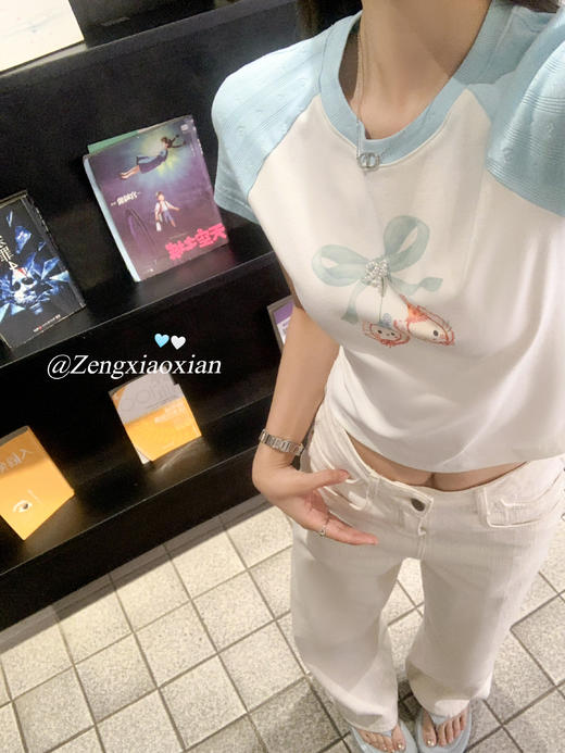 【110元任选2件】最后一波现货！修身插肩印花短袖 商品图12