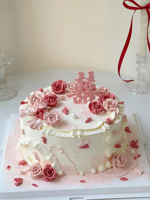 粉色系唯美蛋糕 商品图0