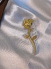 【现货】足金999情人节520黄金玫瑰花金片红包礼品送妈妈送女友【金重约0.2g】 商品缩略图2