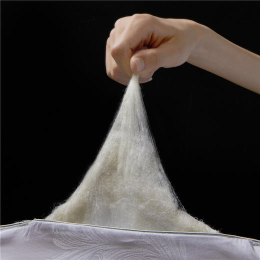 自然醒A类提花蚕丝二合一枕芯全棉蚕丝枕头枕芯超柔软颈椎低枕单人家用矮枕男助睡眠薄枕头XK 商品图6