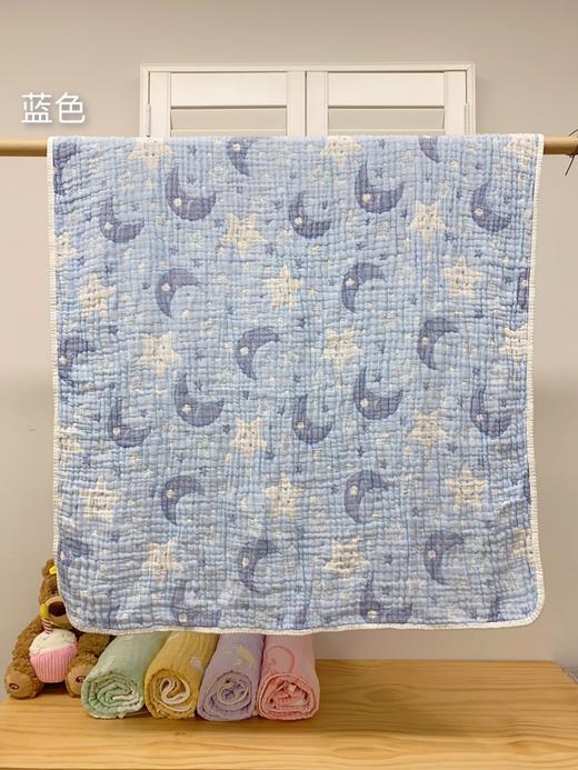 六层棉纱泡泡毯 110*110cm A类水洗六层纱布盖毯 抗菌强吸水力一毯多用，空调毯 ，午睡毯，洗澡浴巾，质感超级柔软 商品图12