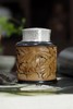 荷蟹°锡胆竹雕茶叶罐 商品缩略图4