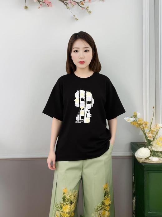 佐丹奴女装2024新款女装印花T恤05394207 商品图4
