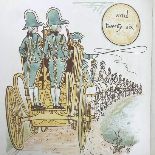 1886年 小安妮女王 沃尔特·克兰24页彩色插图 布脊精装 商品图8