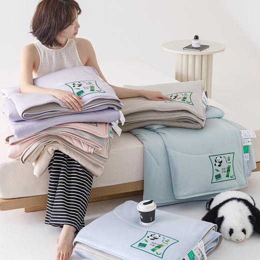 顶柔雾海冰柔有机竹粹软凉被-BX2251 商品图7