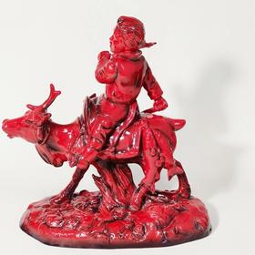 英国艺术家工作室Peggy Davies手工窑变艺术瓷偶 Ruby Fusion系列