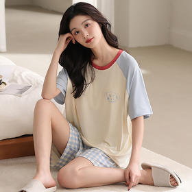 凉爽垂顺！丝滑到底！【冰丝情侣家居服套装2.0】凉感新升级 高颜值家居服 自带胸垫防走光 不尴尬 更凉爽 更垂顺 更多款式选择  #M663
