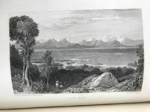 1833-34年 芬登版画集：拜伦生平与作品（全3卷） 百余幅版画插图 真皮精装18开 商品图8