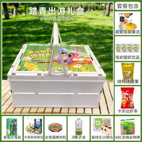 【慢生活踏青游】春暖花开踏青出游露营零食组合E-手提折叠露营箱颜色随机