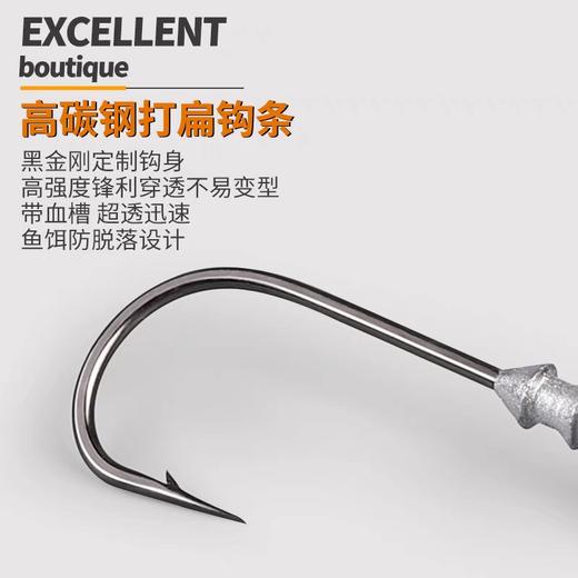 高品质加强型普通/压铸铅头钩50枚装/30枚装 商品图5