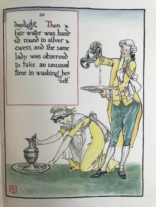 1901年 兰姆《岁月的假面》 沃尔特·克兰40页精美彩色插图 精装16开 商品图11