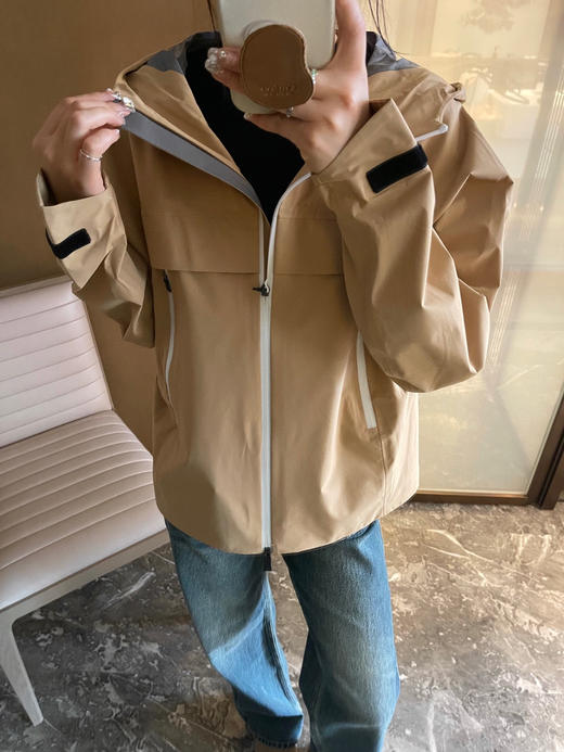 代工厂原版面料蒙K同款压胶防水冲锋衣夹夹克 商品图1
