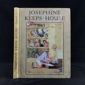 约20世纪早期 克拉多克夫人《约瑟芬看家》 阿普尔顿8幅彩色与多幅黑白插图 精装16开