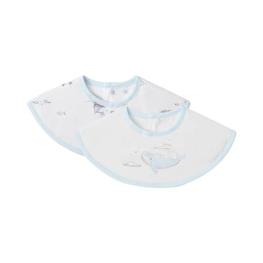 英氏-配饰类（常年）H4YEEHOO-0海洋秘境口水肩（2条装） 英氏白 F 商品图0