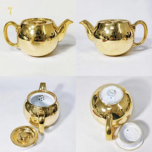 一组欧洲进口骨瓷金壶，璀璨夺目的镀金工艺散发着柔和而迷人的光泽 商品图13