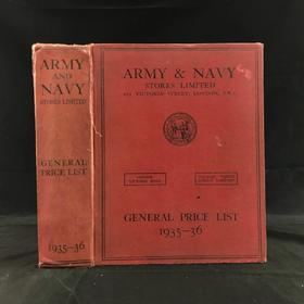 1935-1936年 陆军与海军物资图鉴 数千幅插图 漆布精装16开