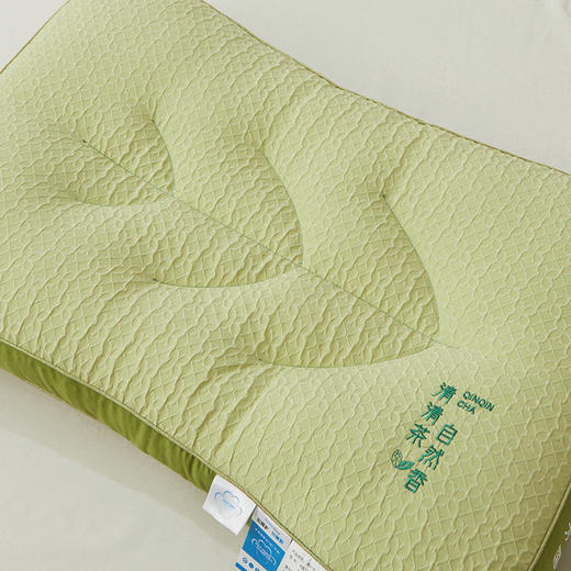 自然醒植萃清香茶叶枕头枕芯护颈椎助睡眠成人草本可拆卸茶学生宿舍单人整头XK 商品图10