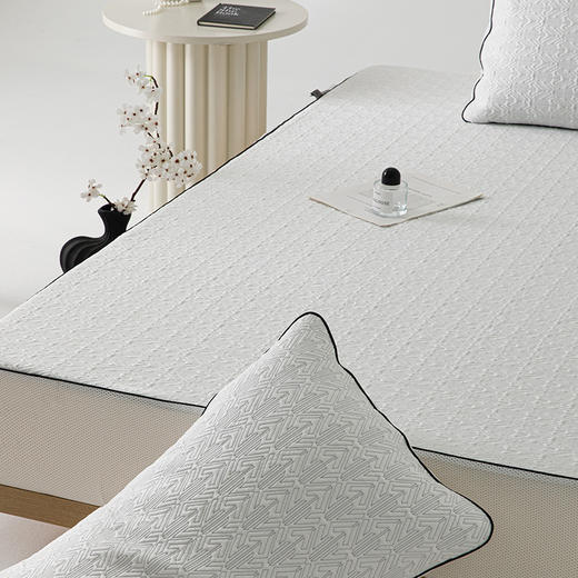 顶柔6D空气层PE霜感软凉席三件套（床笠款）-LX7079 商品图1