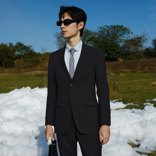 圣得西西装男士套装2025春季新款婚礼伴郎商务通勤面试西服套装男 商品图1
