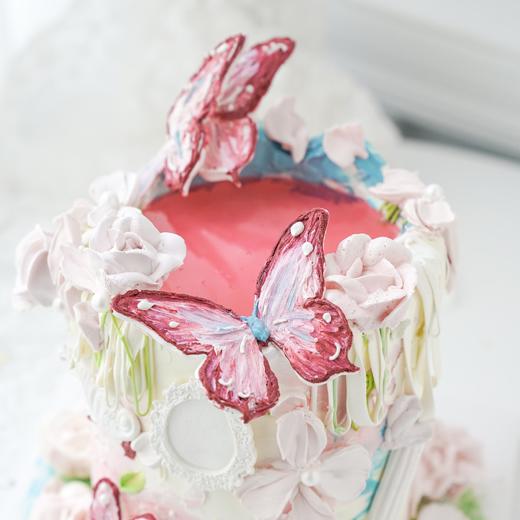 【提前5天预定】蝴蝶莫奈花园蛋糕【D5049】 商品图2
