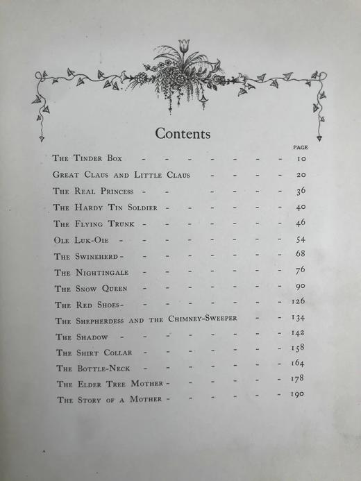 丹麦怪杰凯·尼尔森亲笔签名限量版！约20世纪早期 安徒生童话 12幅彩色手工贴图与大量黑白文间插图 精装大16开 商品图5